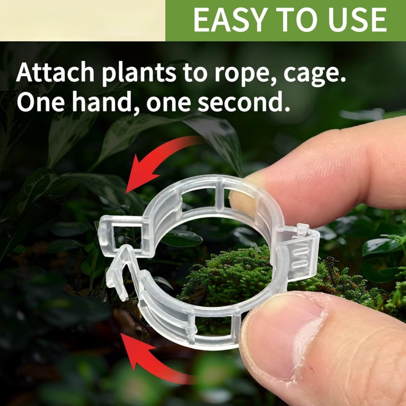 500Pcs Plastic Plant Support C - огляд і ціна Vine Climbing Plastic
