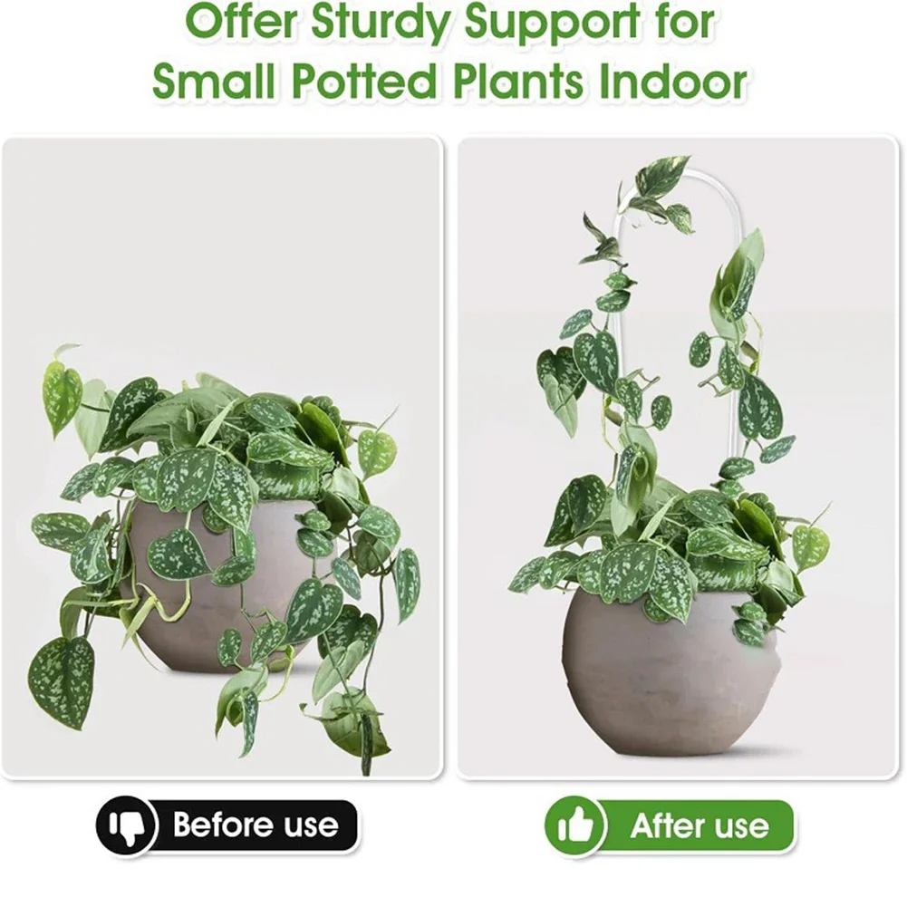 U Shaped Acrylic Trellis Suppo - огляд і ціна Vine Climbing Plastic